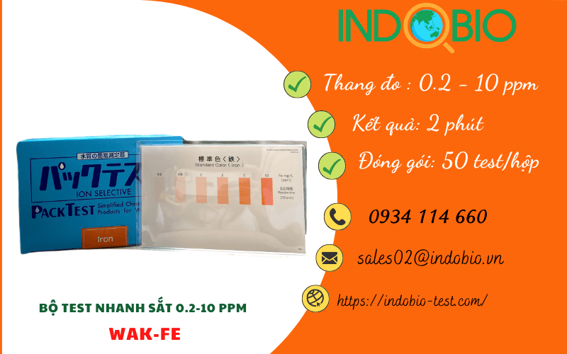 Bộ test nhanh sắt WAK-FE kyoritsu